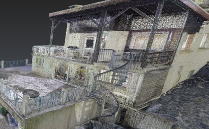Levé de bâtiment par Laserscan