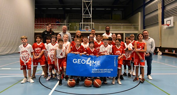 Geo4me soutient les jeunes U12 du BBC Martigny